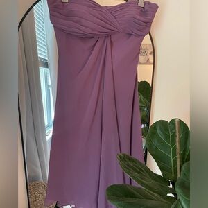 David’s bridal bridesmaid dress